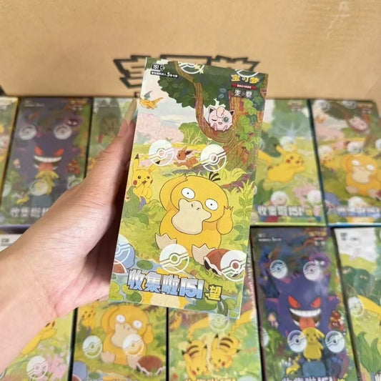 PTCG Simplified Pokémon Card Pokémon Chinese Zhu Zi Collected 151Change Series Card Ponyta Gengar Collectible Game Card Toy CGS